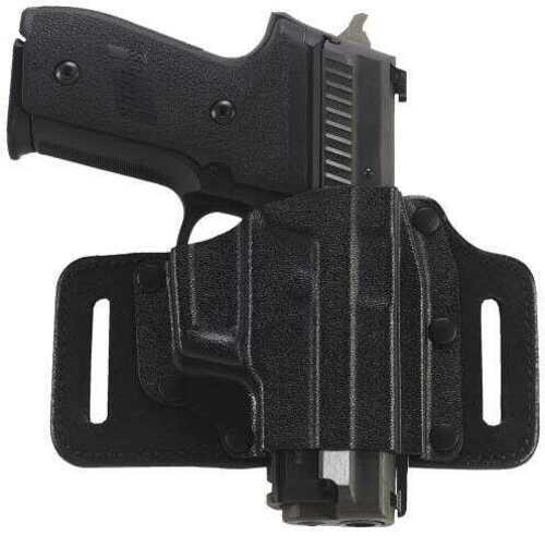 Galco TS428B TacSlide OWB Black Kydex/Leather Belt Slide Fits HK 45/45C/HK P30/USP 9/40 Right Hand